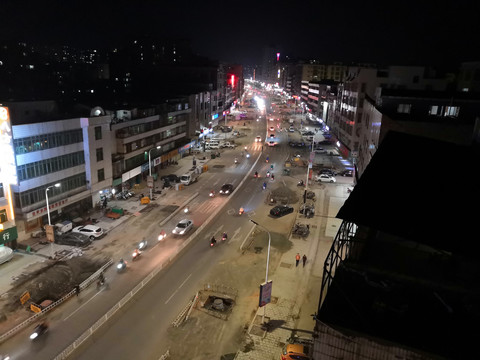 广东湛江市雷州县夜景