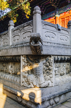 少林寺螭首排水构件