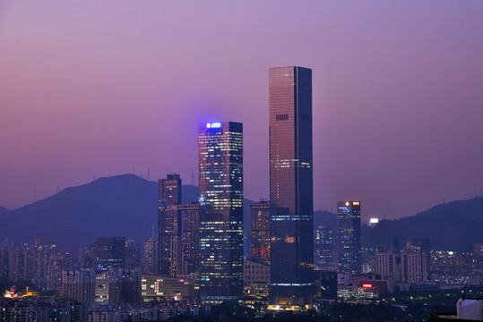 深圳深业上城城市风光夜景