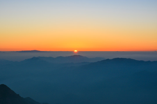 黄山日出