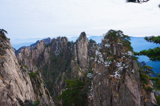 冬日黄山