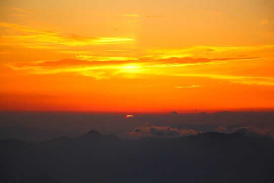 黄山日出