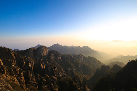 黄山日出