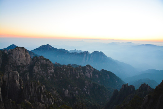 黄山日出