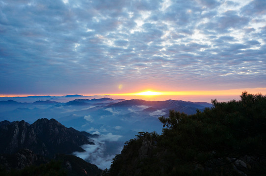 黄山日出