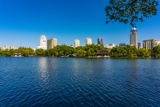 月湖公园全景