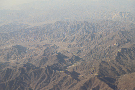 航拍山川河流