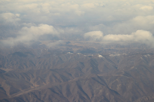 航拍山川河流