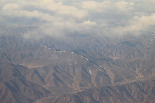 航拍山川河流