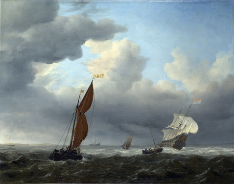 Willem van de Velde荷兰小威廉海洋风景油画