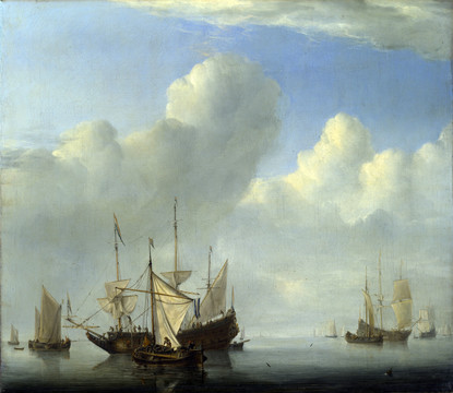 Willem van de Velde荷兰小威廉海洋风景油画