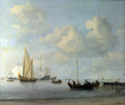 Willem van de Velde荷兰小威廉海洋风景油画