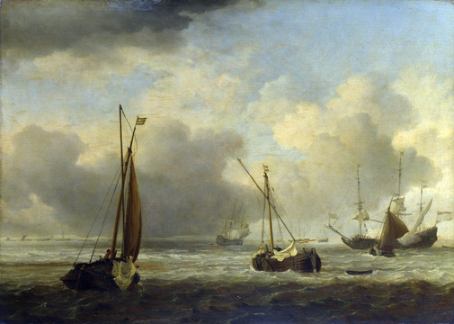 Willem van de Velde荷兰小威廉海洋风景油画