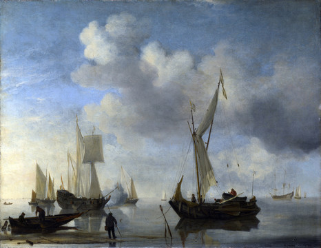 Willem van de Velde荷兰小威廉海洋风景油画