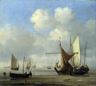 Willem van de Velde荷兰小威廉海洋风景油画