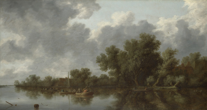 Salomon van Ruysdael荷兰风景画家所罗门精选风景油画