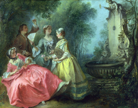 Nicolas Lancret法国画家尼古拉朗克雷宫廷油画