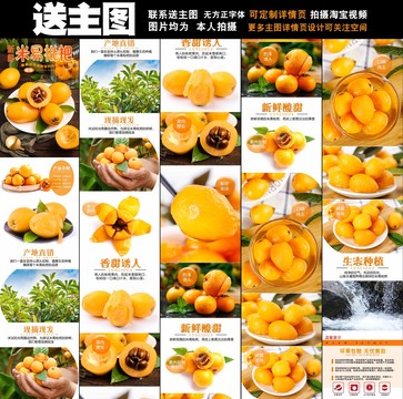 枇杷詳情頁