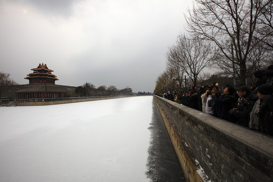 故宫角楼雪景