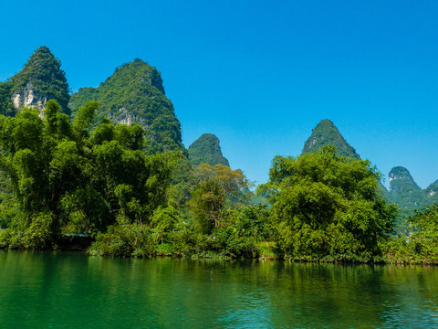 阳朔漓江遇龙河