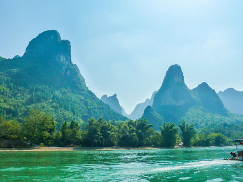 阳朔漓江遇龙河