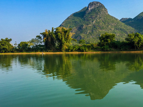 阳朔漓江遇龙河