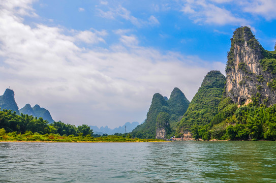 阳朔漓江遇龙河