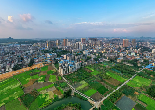 柳州市柳江区拉堡镇全景