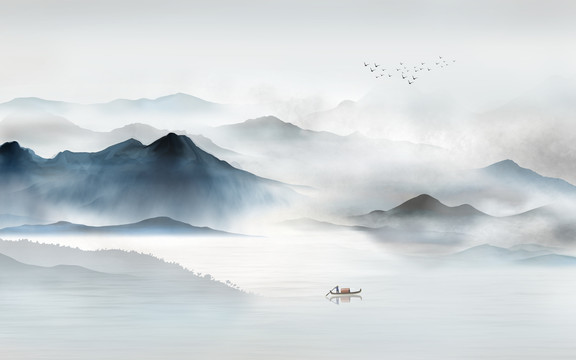 水墨山水