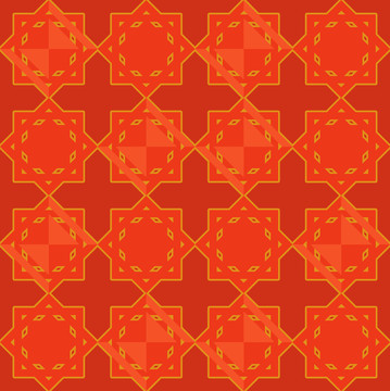 紅色剪紙圖案設(shè)計