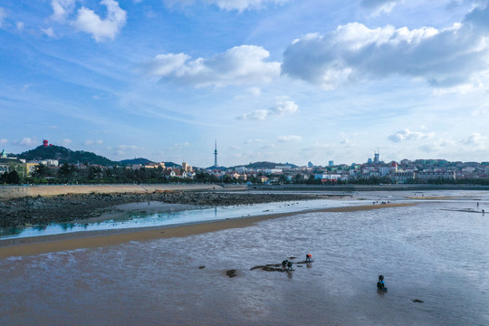 青岛栈桥海滩