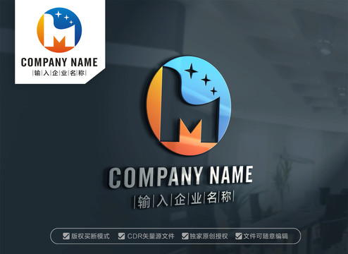 HM字母標(biāo)志MH標(biāo)志設(shè)計(jì)