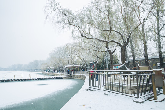 颐和园雪景