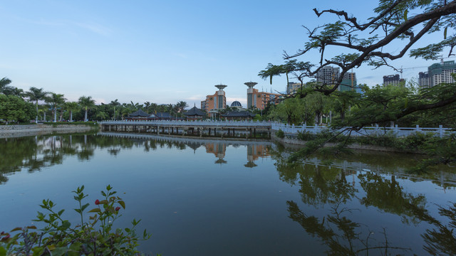 蒙自城市风光