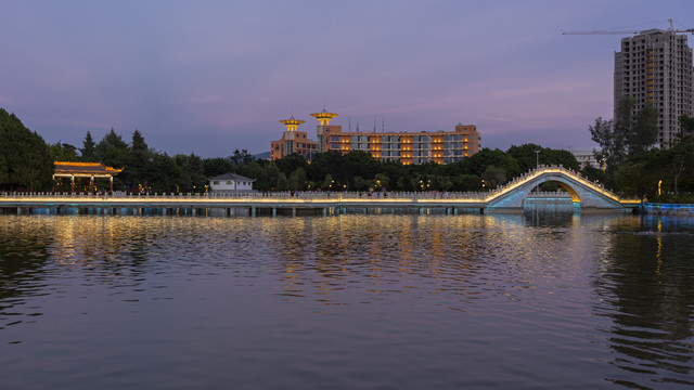 蒙自城市风光