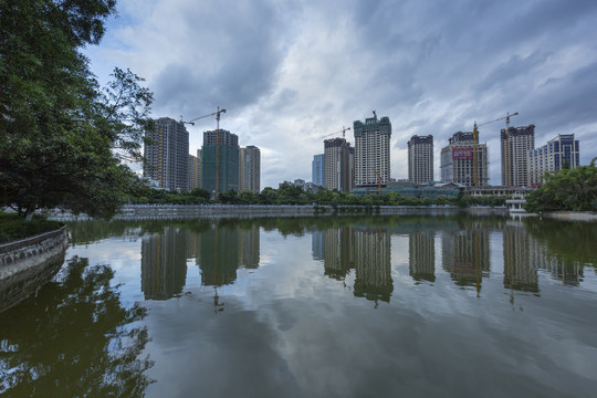 蒙自城市风光