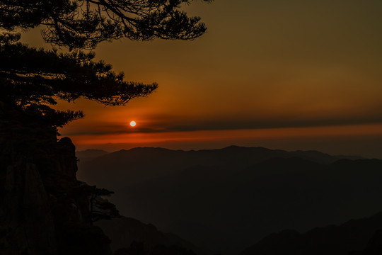 黄山日出