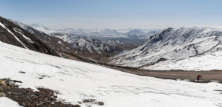 甘肃祁连山雪山