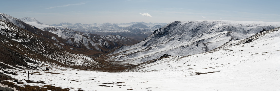 甘肃祁连山雪山