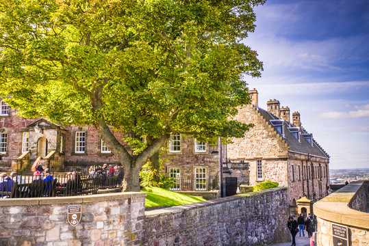 英国爱丁堡古堡内景