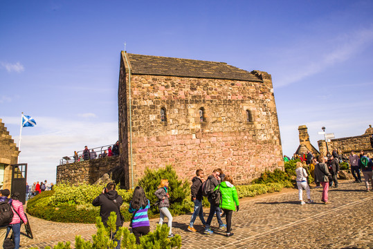 英国爱丁堡城堡内景
