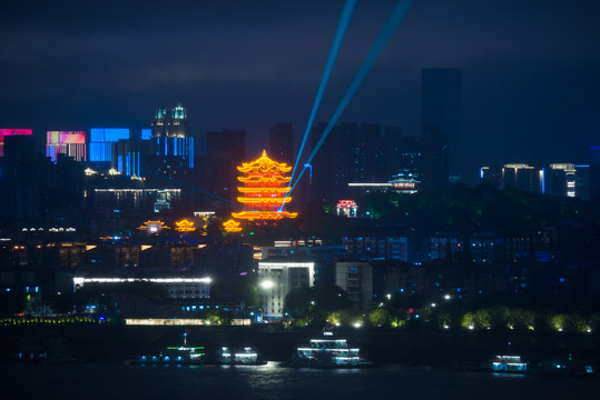 黄鹤楼夜景