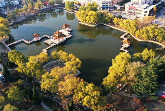 山东枣庄山亭区城市公园