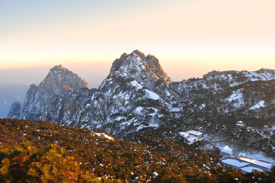 黄山雪景