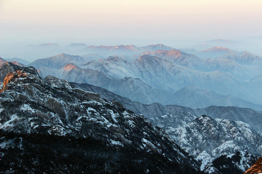 黄山雪景