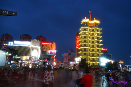 郑州二七广场夜景