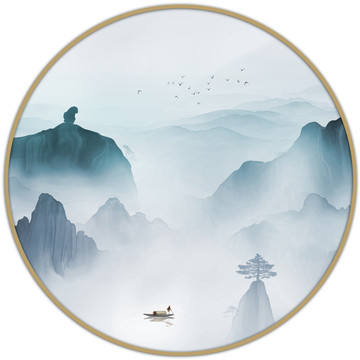 新中式山水畫