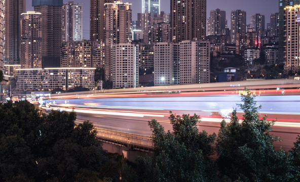 重庆城市夜景风光