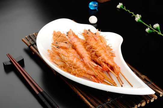 鹽焗蝦串