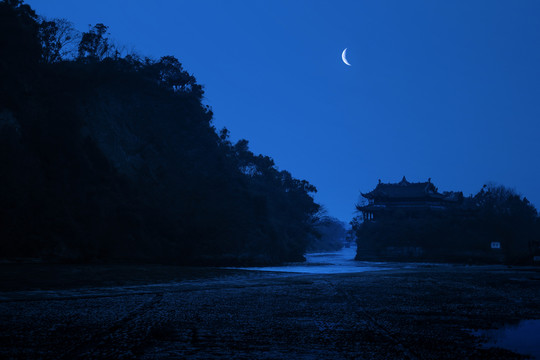 夜景都江堰